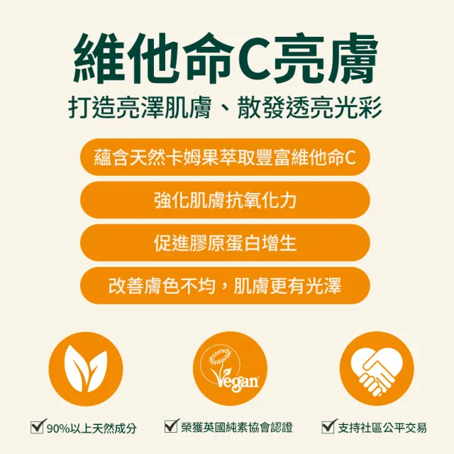 【THE BODY SHOP 美體小舖】維他命C亮膚微晶煥膚磨砂乳-100ML(臉部去角質)