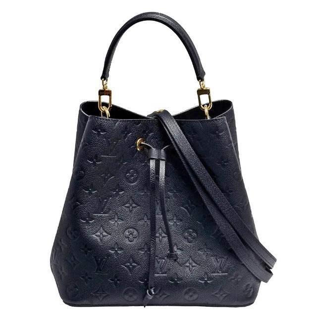 LV LOUIS VUITTON路易威登 M45256 NeoNoe MM 皮革壓花水桶包