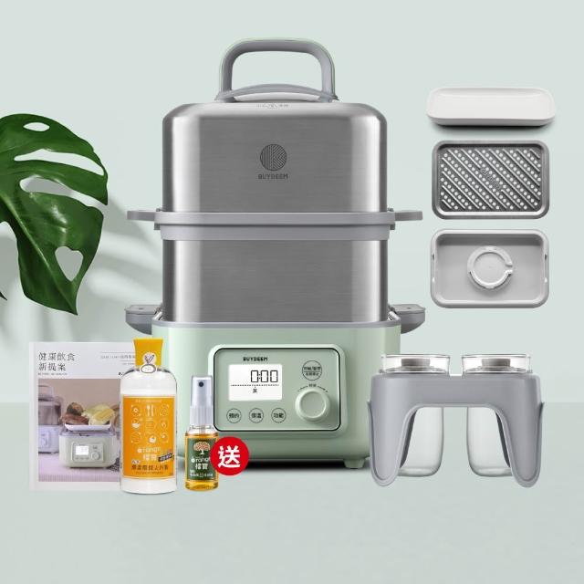 【BUYDEEM 北鼎】多功能雙層蒸燉鍋-旗艦全配G561+A500+A501-台灣公司貨-陳月卿推薦(送橘寶去污粉)