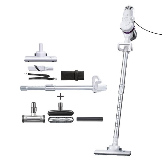 【MOLIJIA 魔力家】臥室除蹣10件組-髒吸吸手持除蹣有線吸塵器/除螨/氣旋式(BY010059A)