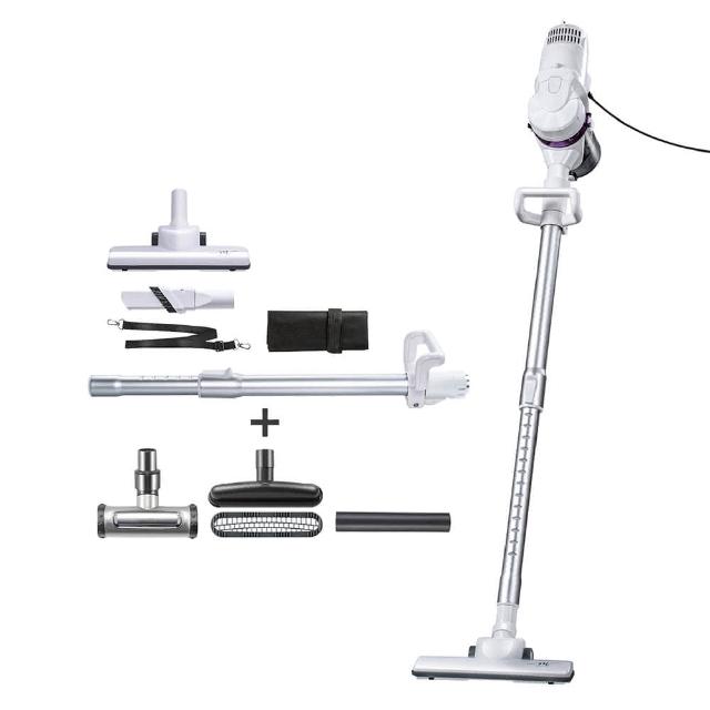 【MOLIJIA 魔力家】臥室除蹣10件組-髒吸吸手持除蹣有線吸塵器/除螨/氣旋式(BY010059A)