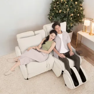 【OSIM】沙發天后 2人座沙發/1按摩+1沙發(AI按摩椅 按摩沙發 2人沙發 電動沙發)