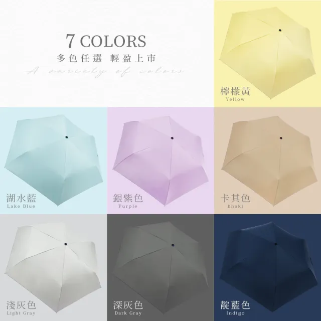 【雨之情】抗UV極致潑水三折碳纖折疊傘(雨傘/大傘面/摺疊傘/輕量傘/大傘/手開傘/防曬/防風雨傘)
