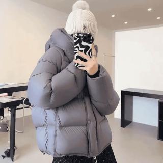 【ONEY 歐妮】★雲朵鬆軟通勤保暖外套(女外套/連帽外套/鋪棉外套/休閒/日系)