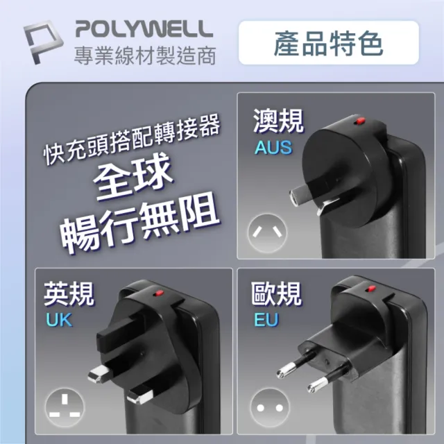 【POLYWELL】替換式萬國轉接頭三件組 S014P02/S014P03專用