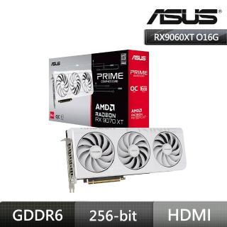 【ASUS 華碩】PRIME-RX9070XT-O16G-WHITE 顯示卡