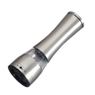 【新錸家居】德國SSGP★長款304不鏽鋼 海鹽胡椒粒研磨器 芝麻鹽香料調味罐瓶(粗細可調 陶瓷機芯 透明可視)