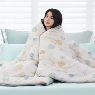 【Tonia Nicole 東妮寢飾】暖棉眠石墨烯膠原蛋白水洗冬被-雙人(多款任選/棉被/冬被)