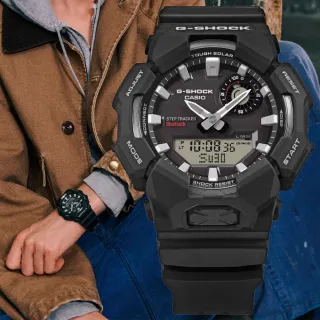【CASIO 卡西歐】G-SHOCK 藍牙連線 太陽能 雙顯腕錶 618 週年慶 推薦(GA-B010-1A)