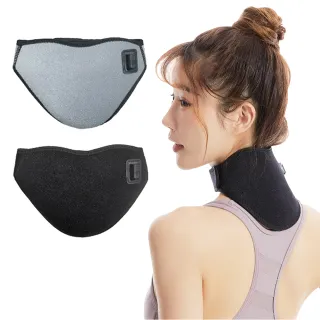 【Alison】三檔調節熱敷護頸帶 脖子頸部保暖防寒帶 防低頭頸部支撐護頸椎熱敷帶 交換禮物(非醫療使用)