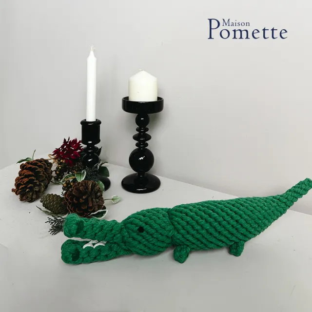 【Maison Pomette】小鱷魚繩結玩具 狗狗玩具(瑪頌·波美特)