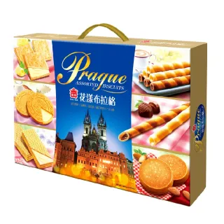 【義美】義美花漾布拉格綜合西點禮盒2盒組((448.6g/盒)