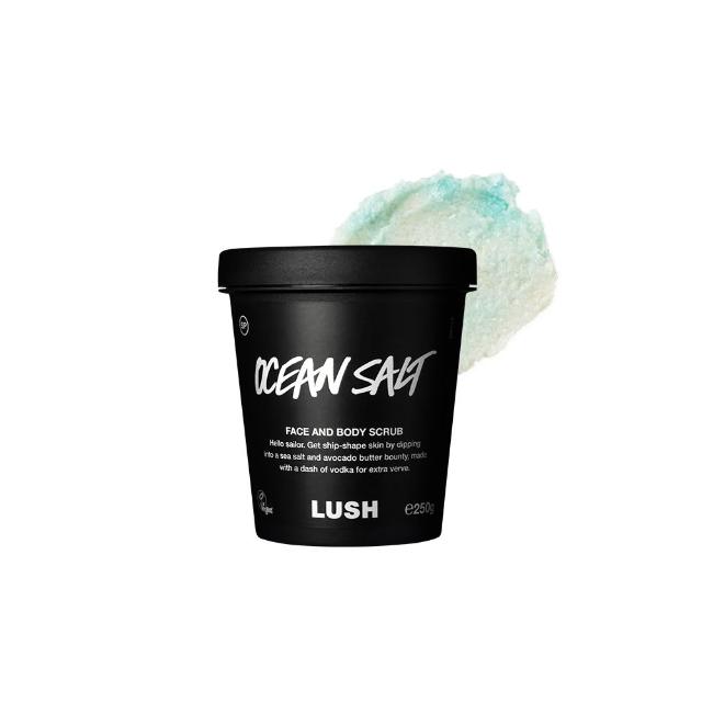 【LUSH 嵐舒】海洋水晶磨砂膏 250g(臉部磨砂/身體磨砂/果香/葡萄柚/檸檬)
