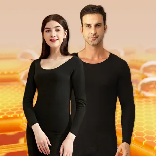 【Pure One】2入 男女生款 台灣製 石墨烯遠紅外線發熱衣 能量衣 保暖衣 衛生衣(保暖 男女款)