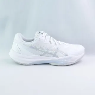 【asics 亞瑟士】SKY ELITE FF 3 男女 排羽球鞋 白x閃銀(1053A078100 白x閃銀)