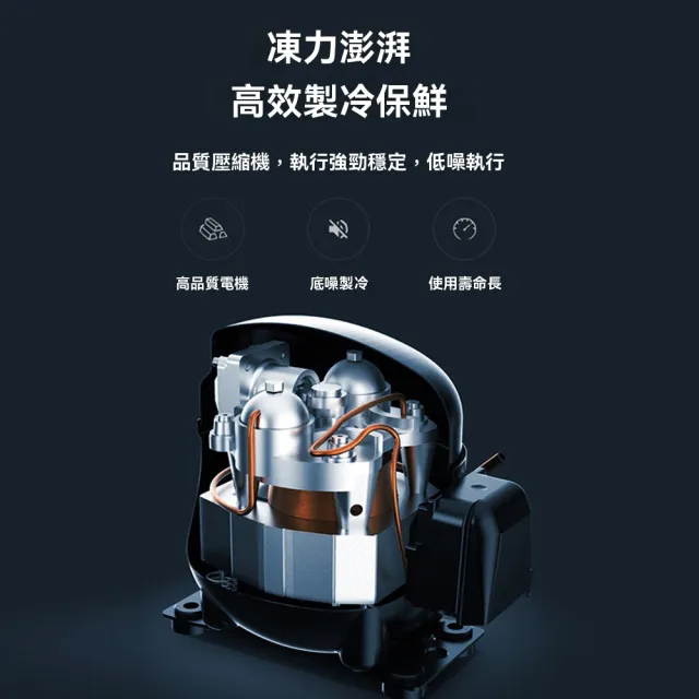 【諾必行】家用雙開門冰箱 立式冰箱 38公升(立式冷藏櫃 冷藏櫃 冷凍櫃 節能低效 隔板可拆)