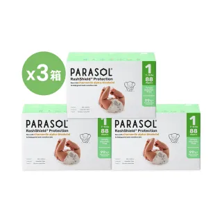 【PARASOL 總代理】進化版｜Clear+Dry 新科技水凝尿布 禮盒3箱組 黏貼型NB-L(2包/箱)