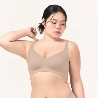 【MarCella 瑪榭】任選2件-加大版-深杯包覆-無痕無鋼圈內衣(無痕內衣/女內衣/大罩杯/豐滿/大胸/大尺碼)