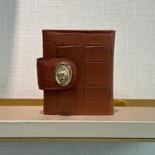 【DMOM】DMOM設計款鱷魚腹皮短夾