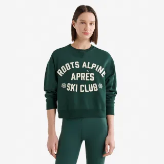 【Roots】Roots女裝- APRES SKI 圓領上衣(深綠色)