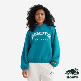 【Roots】Roots女裝- ALPINE GOODS 連帽上衣(湖水綠)