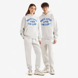 【Roots】Roots中性-APRES SKI CLUB 棉褲(白麻灰)