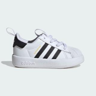 【adidas 愛迪達】愛迪達 Adifom Superstar 360 小童 運動休閒鞋 舒適 白 黑(JS0720)