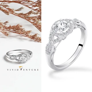【Vividventure 亞帝芬奇】鉑金 GIA 50分 FSI1 3EX 八心八箭 無螢光 天然鑽石 真鑽 戒指 皇鑽閃耀