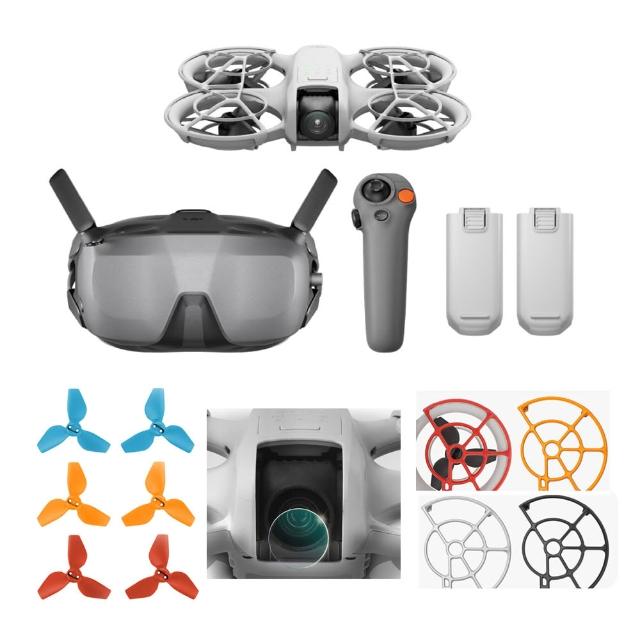 【DJI】NEO 沉浸式飛行套裝 掌上無人機 體感遙控 飛行眼鏡N3+穿越搖桿組合+1年保險+專屬贈品(公司貨)