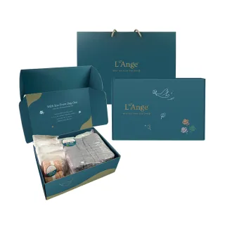 【L’Ange 棉之境】莫蘭迪純棉紗布巾禮盒組-附提袋(彌月禮盒/新生兒禮盒)