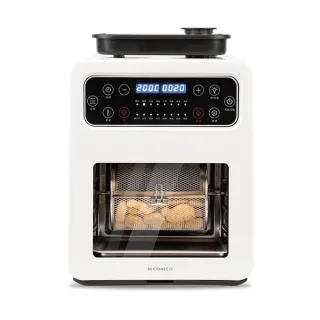 【NICONICO】10機1體全能蒸氣氣炸烤箱(NI-GB2508)【momo集資】