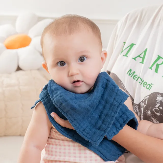 【L’Ange棉之境】9層多功能紗布小方巾 22x22cm 3入組(多款可選)