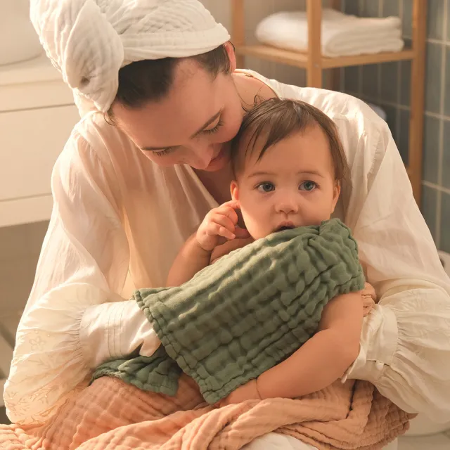 【L’Ange棉之境】6層純棉紗布浴巾/蓋毯 70x120cm(多款可選)