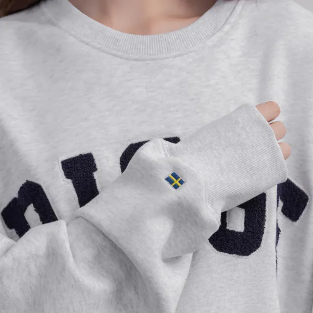【SCANDINAVIAN FOREST 北歐小刺蝟】內刷毛厚磅棉大學T-PIGGE-男女共穿 長袖 秋冬 tshirt 保暖 純棉t(麻灰)