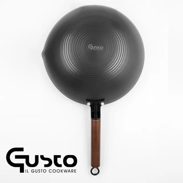 【GUSTO】藍鋼窒化炒鍋26cm(免開鍋 GUSTO2.0)