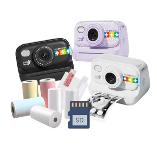 【esoon】+esoonkids Pro 潮玩兒童拍立得/兒童相機(64G組合/禮物)