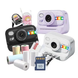 【esoon】+esoonkids Pro 潮玩兒童拍立得/兒童相機(64G相機包組合/禮物)