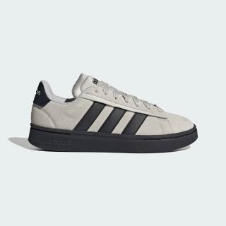 【adidas 愛迪達】Grand Court Alpha 00s 男女 運動休閒鞋 舒適 米灰 黑(IH1287)