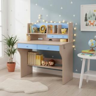 【C&B】天才學童兒童書桌-四色可選(桌子 書桌 成長書桌 臺灣生產)