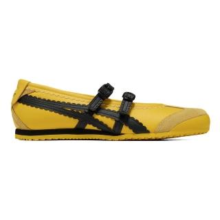 【Onitsuka Tiger】鬼塚虎 黃底黑虎爪紋 MEXICO 66 TGRS 休閒鞋 (1182A678-750)