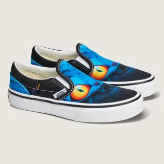 【VANS 官方旗艦】KPop Demon Hunters 獵魔女團 Classic Slip-On 中童款黑色滑板鞋(童鞋)
