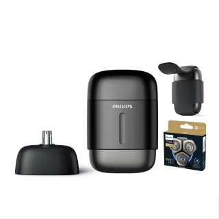 【Philips 飛利浦】旗艦型攜帶式電鬍刀S902/06 贈 SH91/51刀頭