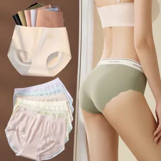 【I.RISS 伊莉絲】多款選10件-輕柔透氣內褲/嬰兒棉/無痕/透膚(7款/中高腰/大尺碼)