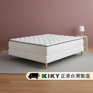 【KIKY】【KIKY】頂級天然天絲+3M防潑水-超厚兩用日式床墊-雙人加大6尺(舊床救星可水洗)