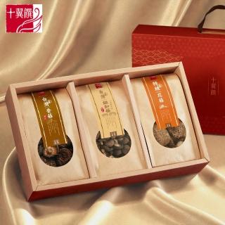 【十翼饌】恭賀新喜香菇禮盒 提盒(提盒/春節/伴手禮/過年/香菇/精緻禮盒)