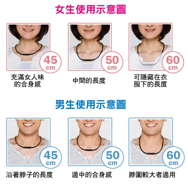 【易利氣】磁力項圈 EX(黑)