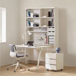 【iloom 怡倫家居】ROY 1200型 6層收納書桌組(書桌 桌子 電腦桌 工作桌 兒童書桌)