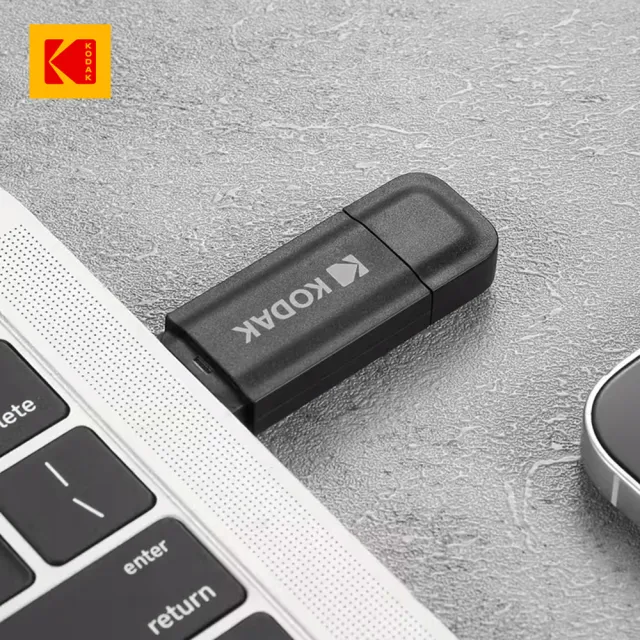 【Kodak 柯達】K143D USB-C 3.2 Gen1 OTG 高速雙模式隨身碟 256G(USB3.2/即插即用/廣泛兼容)