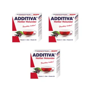 【德風】艾迪草本飲接骨木*3盒共30包(無咖啡因 維他命沖泡飲 維生素C D3 鋅)