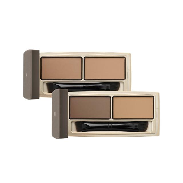 RMK 雙色眉粉 2.6g 是一款日本專櫃出品的高品質眉彩，適合各種膚質使用。產品提供多種色號選擇，包括 01、02，可輕鬆打造自然精緻的眉毛。具有3年儲存期限，有效期限請詳見產品包裝標示。